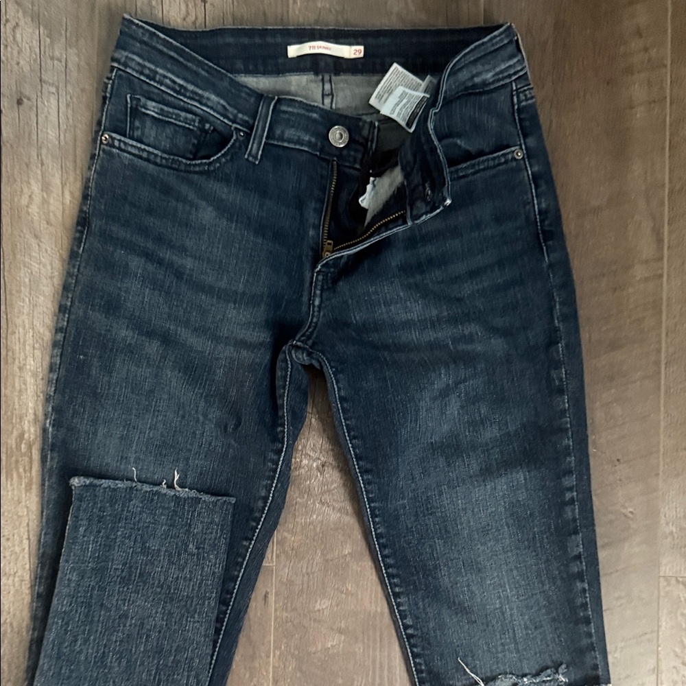 Levi's Women's Deep Indigo Skinny Jeans